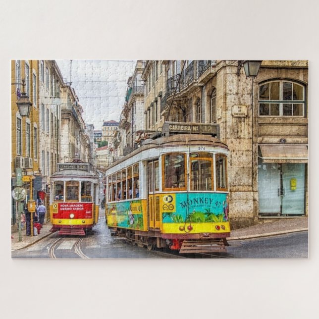 Portuguese Tram Line Jigsaw Puzzle (Horizontal)