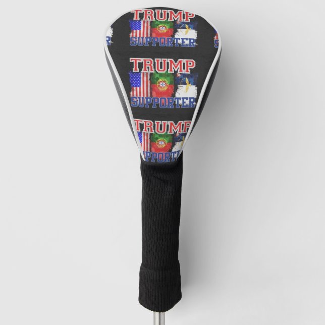 Portuguese Trump supporter  Golf Head Cover (Front)