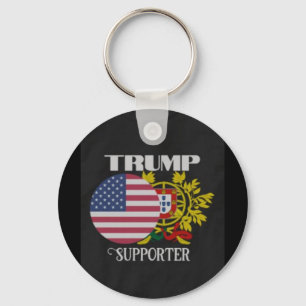 Portuguese Trump supporter Key Ring