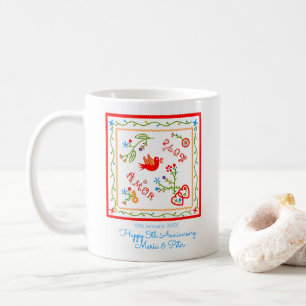 Portuguese valentine's love handkerchiefs coffee mug