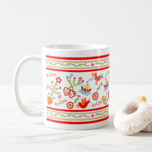 Portuguese valentine's love handkerchiefs coffee mug
