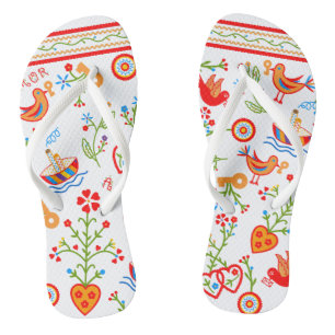 Portuguese valentine's love handkerchiefs  jandals