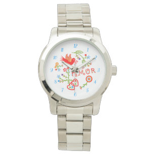 Portuguese valentine's love handkerchiefs watch