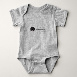 portuguese water dog baby bodysuit