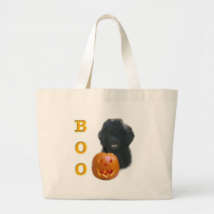 Portuguese Water Dog Boo Large Tote Bag