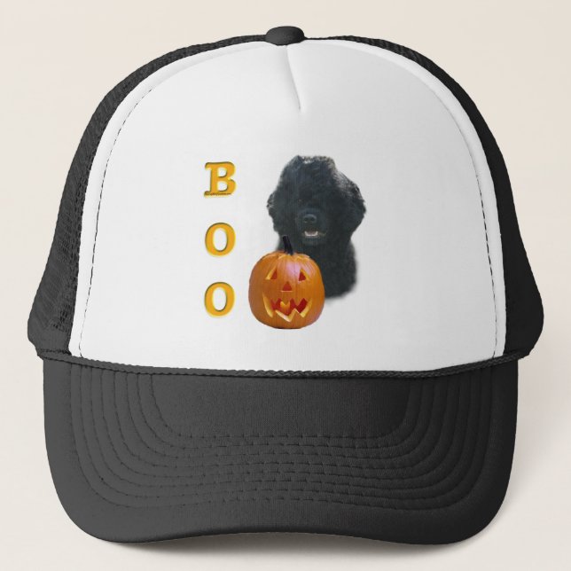 Portuguese Water Dog Boo Trucker Hat (Front)
