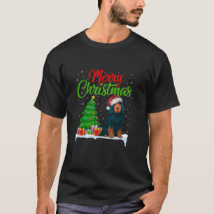 Portuguese Water Dog Christmas Tree Lights Xmas Do T-Shirt