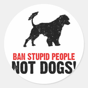 Portuguese Water Dog Classic Round Sticker