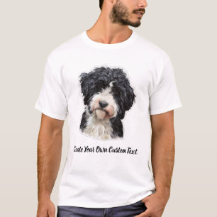 Portuguese Water Dog Create Your Own Custom Text  T-Shirt