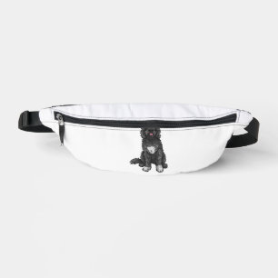 Portuguese Water Dog Cute Dog Art Bum Bags