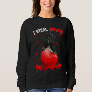 Portuguese Water Dog Dog I Steal Hearts Cute Valen Sweatshirt