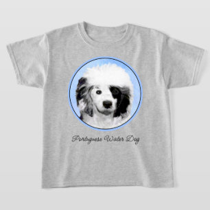 Portuguese Water Dog Painting - Original Dog Art T-Shirt