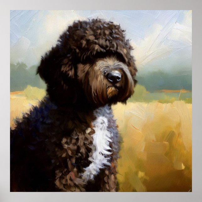 Portuguese Water Dog Poster (Front)