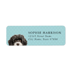 Portuguese Water Dog Return Address Labels
