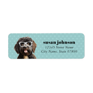 Portuguese Water Dog Return Address Labels