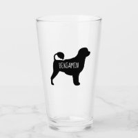Portuguese Water Dog Silhouette Personalised