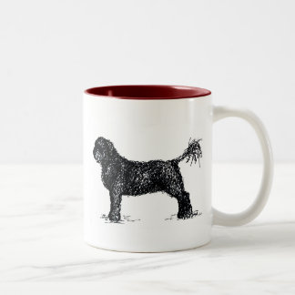 Portuguese Water Dog Two-Tone Coffee Mug