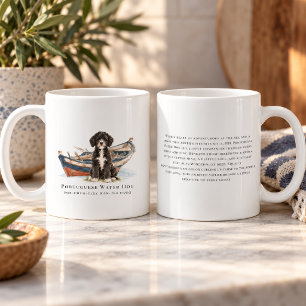Portuguese Water Dog Watercolor Breed Quote Coffee Mug