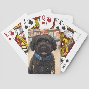 Portuguese Water Dogs Anime Anemi Poker Cards