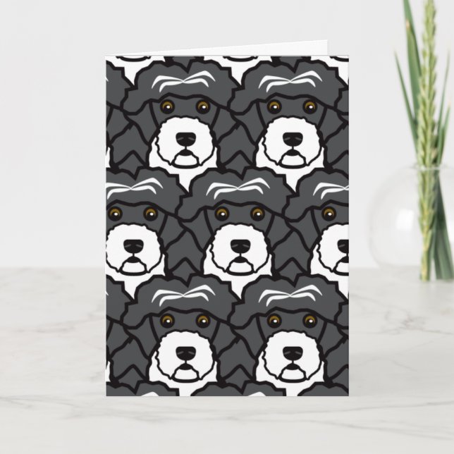 Portuguese Water Dogs Card (Front)