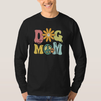 Portuguese Water Groovy Dog Mom Women Pet T-Shirt