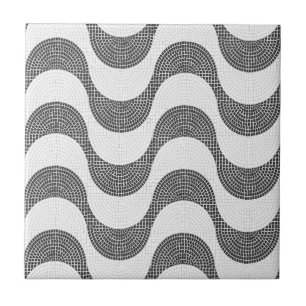 Portuguese Waves Cobblestone Pavement Tile