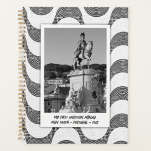 Portuguese Waves cobblestone photo frame Planner