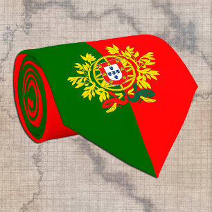 Portuguse Flag & Portugal business / fashion Tie