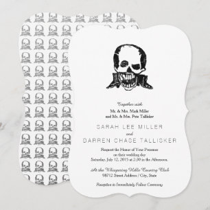 Posada Calavera Boots and Skull Invitation