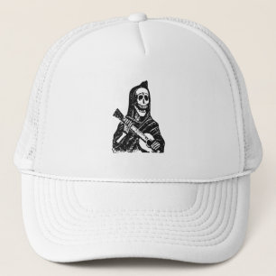 Posada Skeleton (Cavalera) with Guitar Trucker Hat