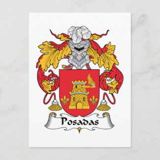Posadas Family Crest Postcard