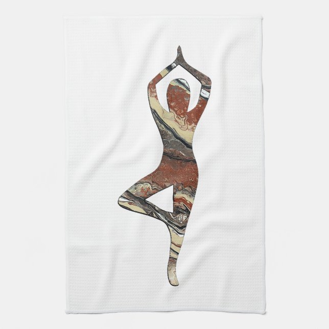POSE HARMONIOUS TEA TOWEL (Vertical)