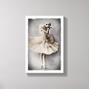 Posed en Pointe Canvas Print