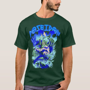 Poseidon Ancient Greek Gods and Monsters Mythology T-Shirt