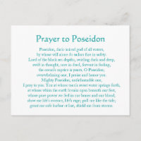 Poseidon Postcard
