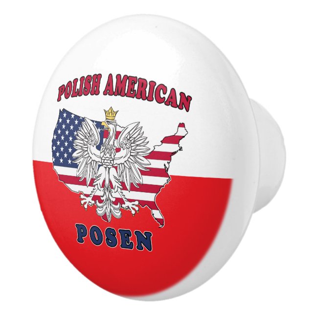 Posen Michigan Polish Ceramic Knob (Right)
