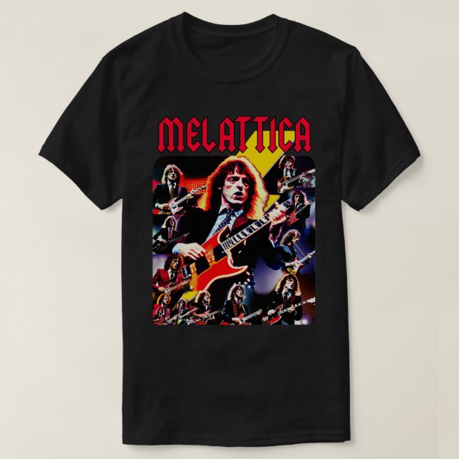 Poser Tee Classic Rock Guitar Music Parody Joke (Design Front)