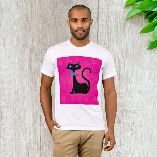 Posh Black Cat Mens T-Shirt