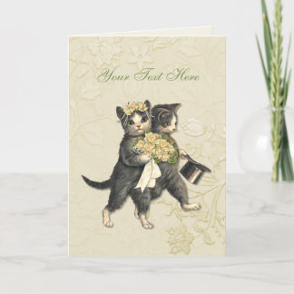Posh Cats Wedding Announcement