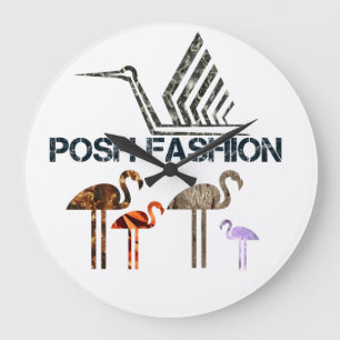 posh fashion large clock
