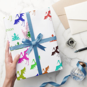 posh fashion wrapping paper
