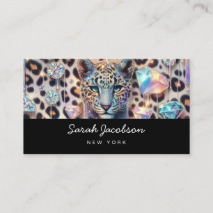 Posh Luxury Opal Iridescent Style Business Card