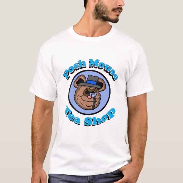 Posh Mouse Tea Shop T-Shirt (Front)