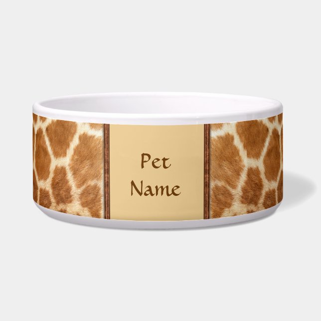 Posh Pet  Giraffe Pattern - Customise (Front)