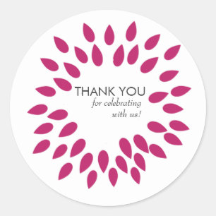 Posh Petals Vivacious Customisable Sticker