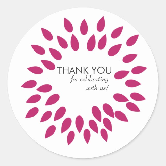 Posh Petals | Vivacious | Customisable Sticker (Front)