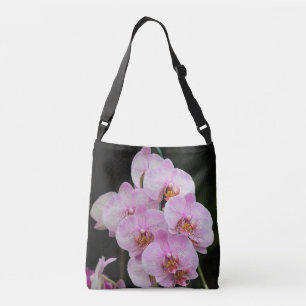 Posh Pink Orchids Crossbody Bag