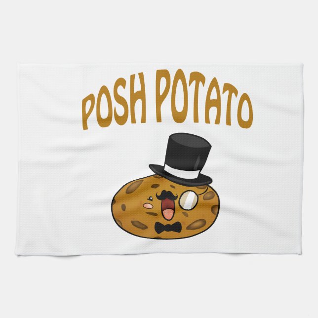 Posh Potato Tea Towel (Horizontal)