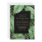 Posh Tropical Vibe Wedding Invitation