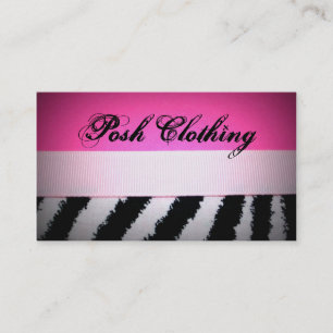 Posh Zebra Business Cards